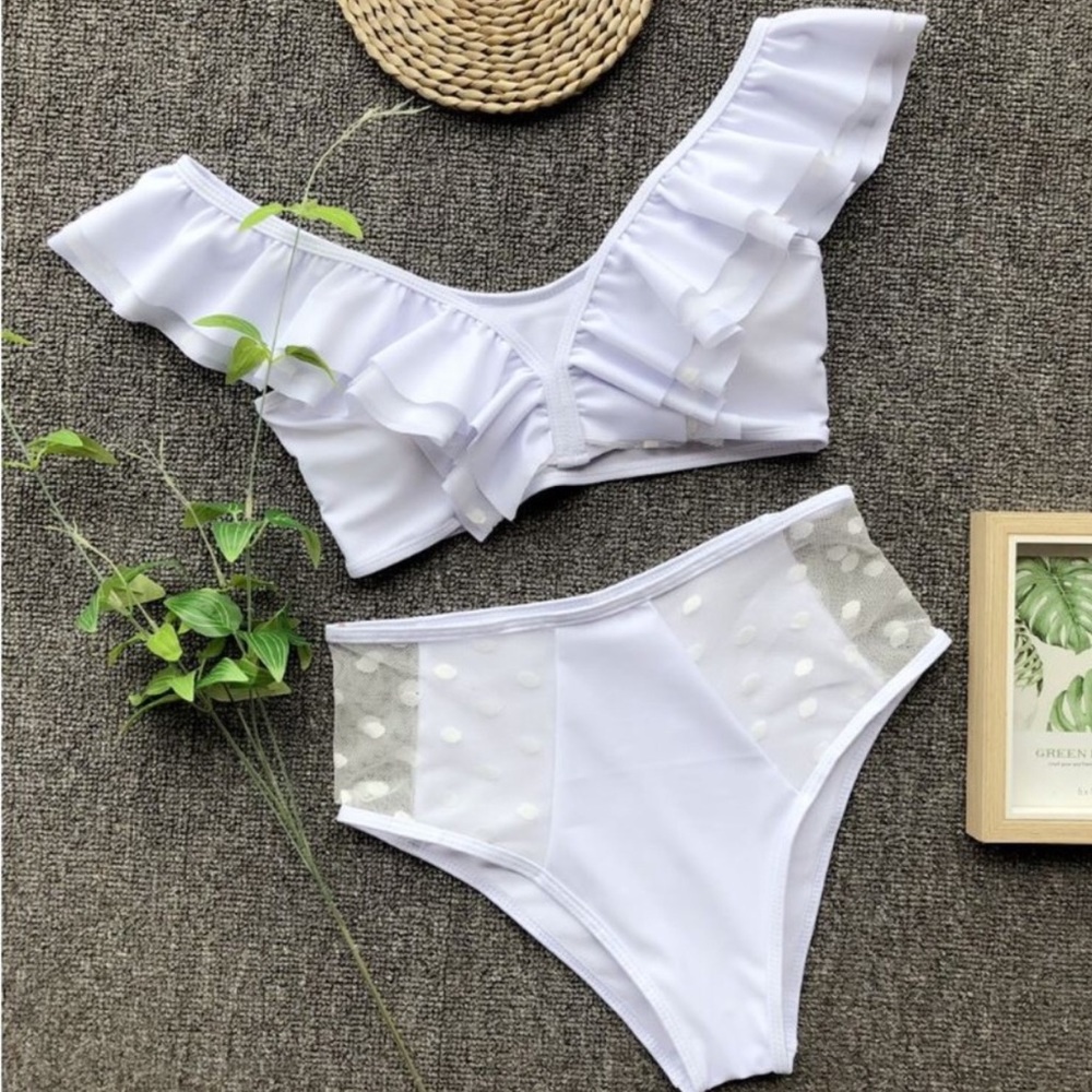Dots & Ruffles Bikini! - Picture 2 of 8
